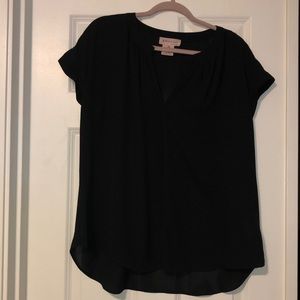 Philosophy sheet black blouse